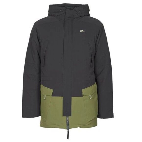 Lacoste Lacoste SPORT Pockets Bicolour Canvas Rain Parka - Picture 2 of 12